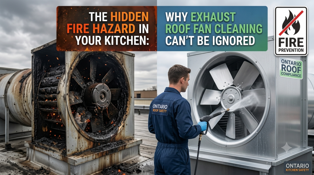 The Hidden Fire Hazard in Your Kitchen: Why Exhaust Roof Fan Cleaning Can’t Be Ignored