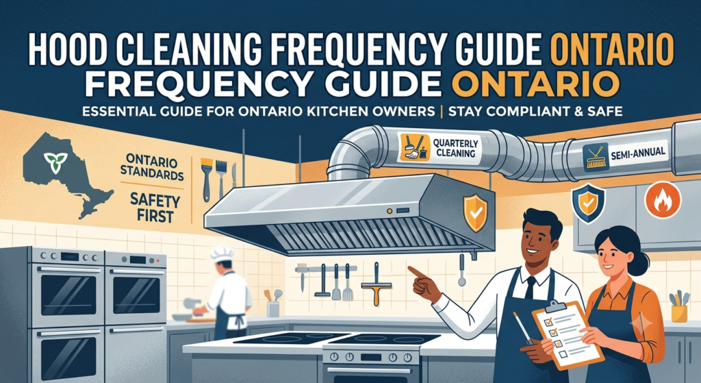 How Often Should You Clean a Commercial Kitchen Hood? NFPA 96 Frequency Guide for Ontario Kitchens