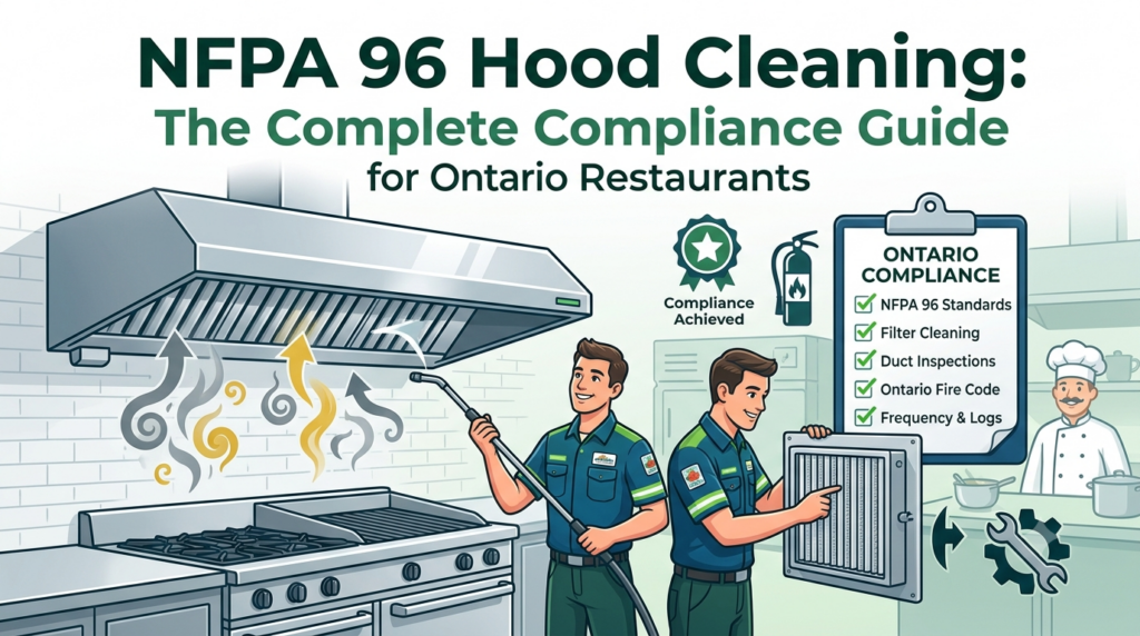 NFPA 96 Hood Cleaning: The Complete Compliance Guide for Ontario Restaurants