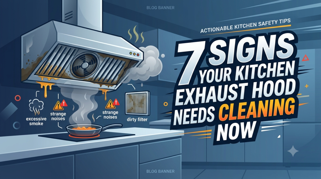 7 Signs Your Kitchen Exhaust Hood Needs Cleaning Now